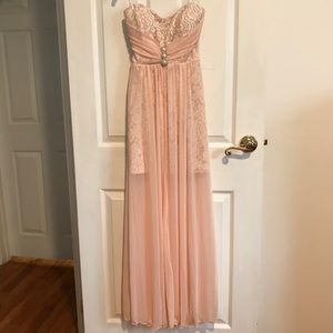 Strapless Pink Dress